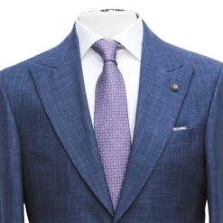 Blue Check Super 150's Wool-Silk Morgan Contemporary Fit Suit - Jack Victor 1913 10 Blue Check Super 150's Wool-Silk Morgan Contemporary Fit Suit - Jack Victor 1913 -ETON Store IMG 8225