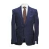 Mid Blue Mélange Esprit Modern Fit Wool Suit - Jack Victor 2 Mid Blue Mélange Esprit Modern Fit Wool Suit - Jack Victor -ETON Store IMG 8231