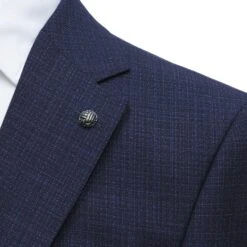 Mid Blue Mélange Esprit Modern Fit Wool Suit - Jack Victor 11 Mid Blue Mélange Esprit Modern Fit Wool Suit - Jack Victor -ETON Store IMG 8236