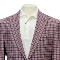 Pink Plaid Dallas Contemporary Fit Sport Jacket - Jack Victor 10 Pink Plaid Dallas Contemporary Fit Sport Jacket - Jack Victor -ETON Store JACK VICTOR 1211395 4