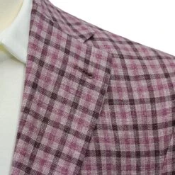 Pink Plaid Dallas Contemporary Fit Sport Jacket - Jack Victor 11 Pink Plaid Dallas Contemporary Fit Sport Jacket - Jack Victor -ETON Store JACK VICTOR 1211395 5