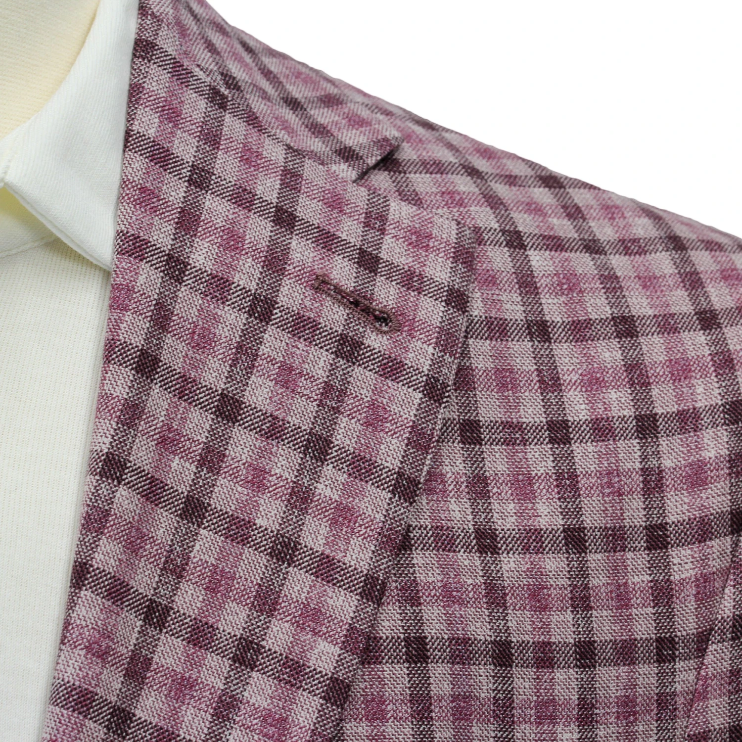 Pink Plaid Dallas Contemporary Fit Sport Jacket - Jack Victor 7 Pink Plaid Dallas Contemporary Fit Sport Jacket - Jack Victor - Image 5