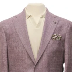 Lilac Loro Piana Wool/Silk/Linen Morton Contemporary Fit Sport Jacket - Jack Victor 12 Lilac Loro Piana Wool/Silk/Linen Morton Contemporary Fit Sport Jacket - Jack Victor -ETON Store JACK VICTOR 1241501 MIDLAND 3