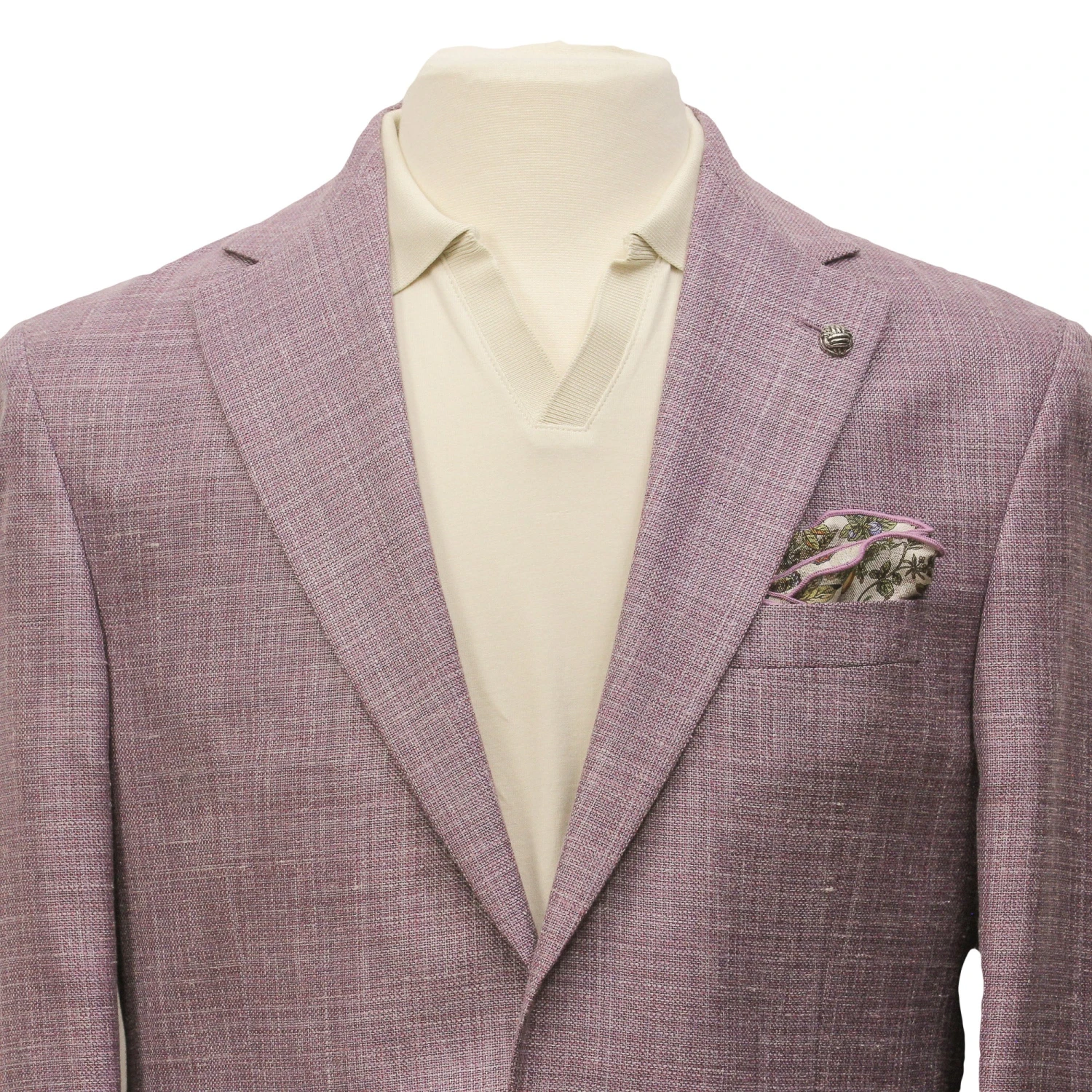 Lilac Loro Piana Wool/Silk/Linen Morton Contemporary Fit Sport Jacket - Jack Victor 7 Lilac Loro Piana Wool/Silk/Linen Morton Contemporary Fit Sport Jacket - Jack Victor - Image 5