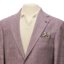 Lilac Loro Piana Wool/Silk/Linen Morton Contemporary Fit Sport Jacket - Jack Victor 13 Lilac Loro Piana Wool/Silk/Linen Morton Contemporary Fit Sport Jacket - Jack Victor -ETON Store JACK VICTOR 1241501 MIDLAND 5