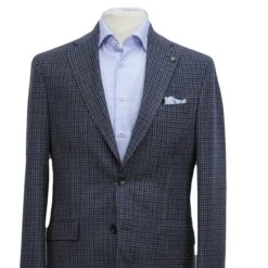 Blue & Black Mini Check Midland Contemporary Wool Sport Jacket - Jack Victor 9 Blue & Black Mini Check Midland Contemporary Wool Sport Jacket - Jack Victor -ETON Store JACK VICTOR 1242000 MIDLAND 2 a57f8f24 2574 45ed aaae e6ea4813e821