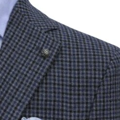 Blue & Black Mini Check Midland Contemporary Wool Sport Jacket - Jack Victor 13 Blue & Black Mini Check Midland Contemporary Wool Sport Jacket - Jack Victor -ETON Store JACK VICTOR 1242000 MIDLAND 6 bfed6e12 1078 418a 8e84 d3a77676a60c