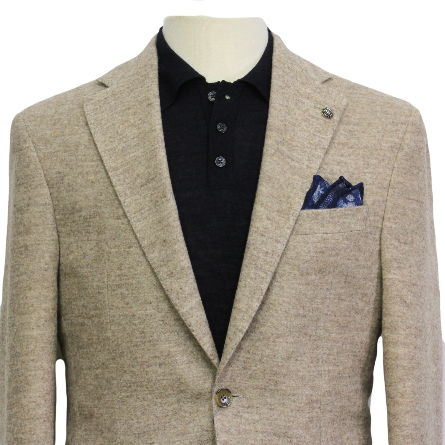 Oatmeal Mélange Morton Contemporary Wool/Cotton/Cashmere Sport Jacket - Jack Victor 10 Oatmeal Mélange Morton Contemporary Wool/Cotton/Cashmere Sport Jacket - Jack Victor - Image 8