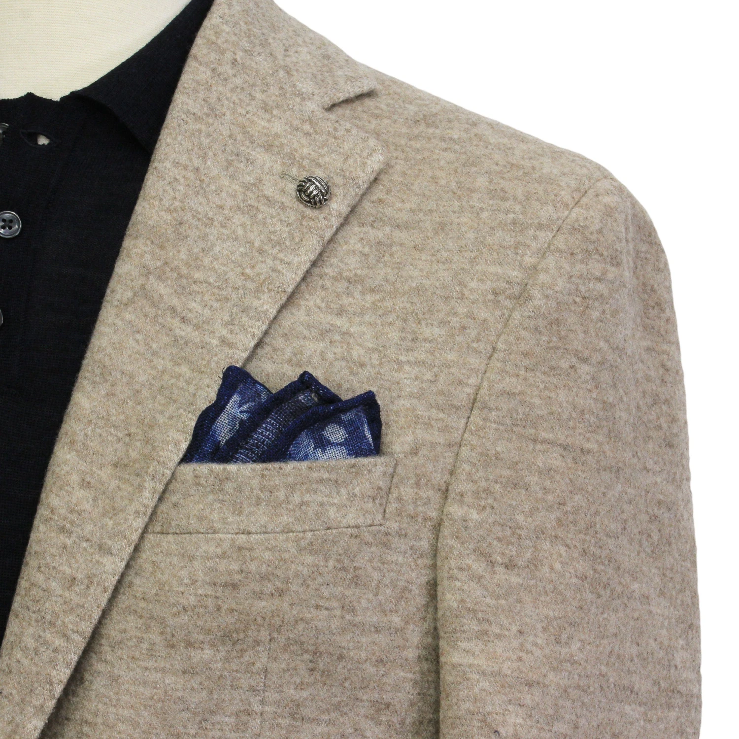Oatmeal Mélange Morton Contemporary Wool/Cotton/Cashmere Sport Jacket - Jack Victor 11 Oatmeal Mélange Morton Contemporary Wool/Cotton/Cashmere Sport Jacket - Jack Victor - Image 9