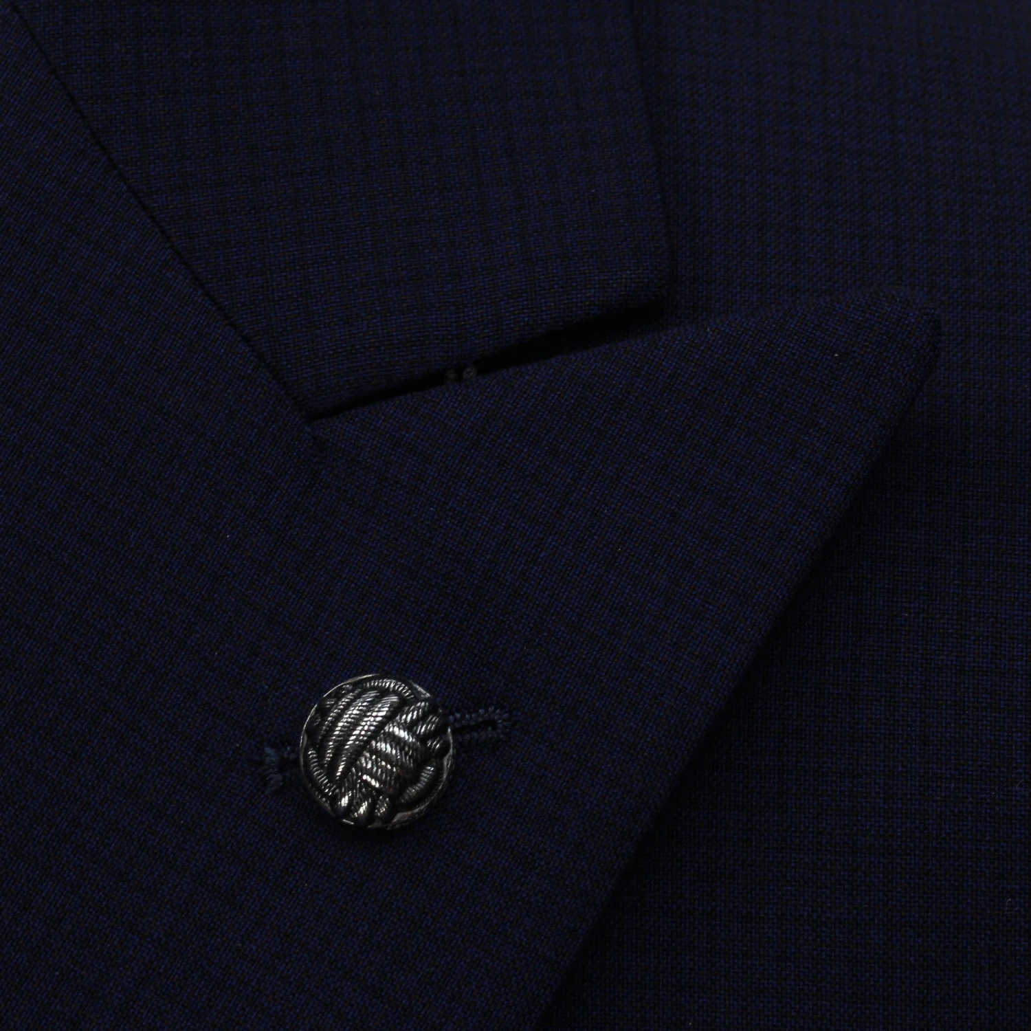 Blue Neat Check Peak Lapel Engel Modern Fit Wool Suit - Jack Victor 8 Blue Neat Check Peak Lapel Engel Modern Fit Wool Suit - Jack Victor - Image 6