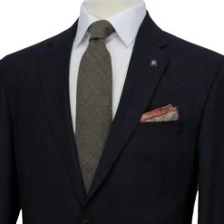 Navy Tonal Glen Check Drago Wool Fraser Slim Fit Suit 10 Navy Tonal Glen Check Drago Wool Fraser Slim Fit Suit -ETON Store JACK VICTOR 3232708 FRASER 5