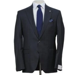 Gray Check Loro Piana Super 170's Wool-Cashmere Modern Fit Suit - Jack Victor 1913
