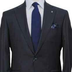 Gray Check Loro Piana Super 170's Wool-Cashmere Modern Fit Suit - Jack Victor 1913 11 Gray Check Loro Piana Super 170's Wool-Cashmere Modern Fit Suit - Jack Victor 1913 -ETON Store JACK VICTOR ANNCT11 ESSENCE 3
