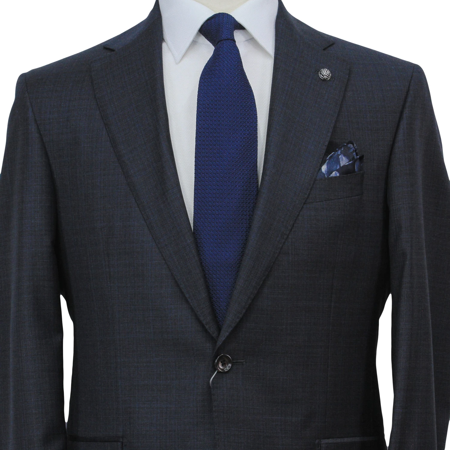Gray Check Loro Piana Super 170's Wool-Cashmere Modern Fit Suit - Jack Victor 1913 5 Gray Check Loro Piana Super 170's Wool-Cashmere Modern Fit Suit - Jack Victor 1913 - Image 3