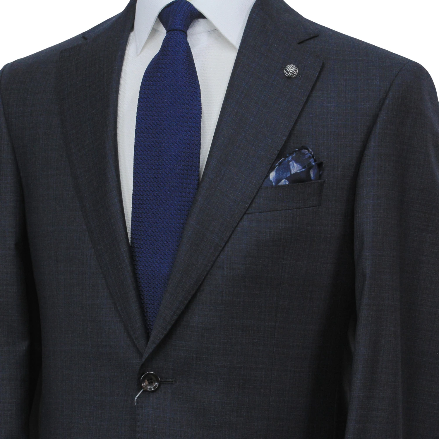 Gray Check Loro Piana Super 170's Wool-Cashmere Modern Fit Suit - Jack Victor 1913 6 Gray Check Loro Piana Super 170's Wool-Cashmere Modern Fit Suit - Jack Victor 1913 - Image 4
