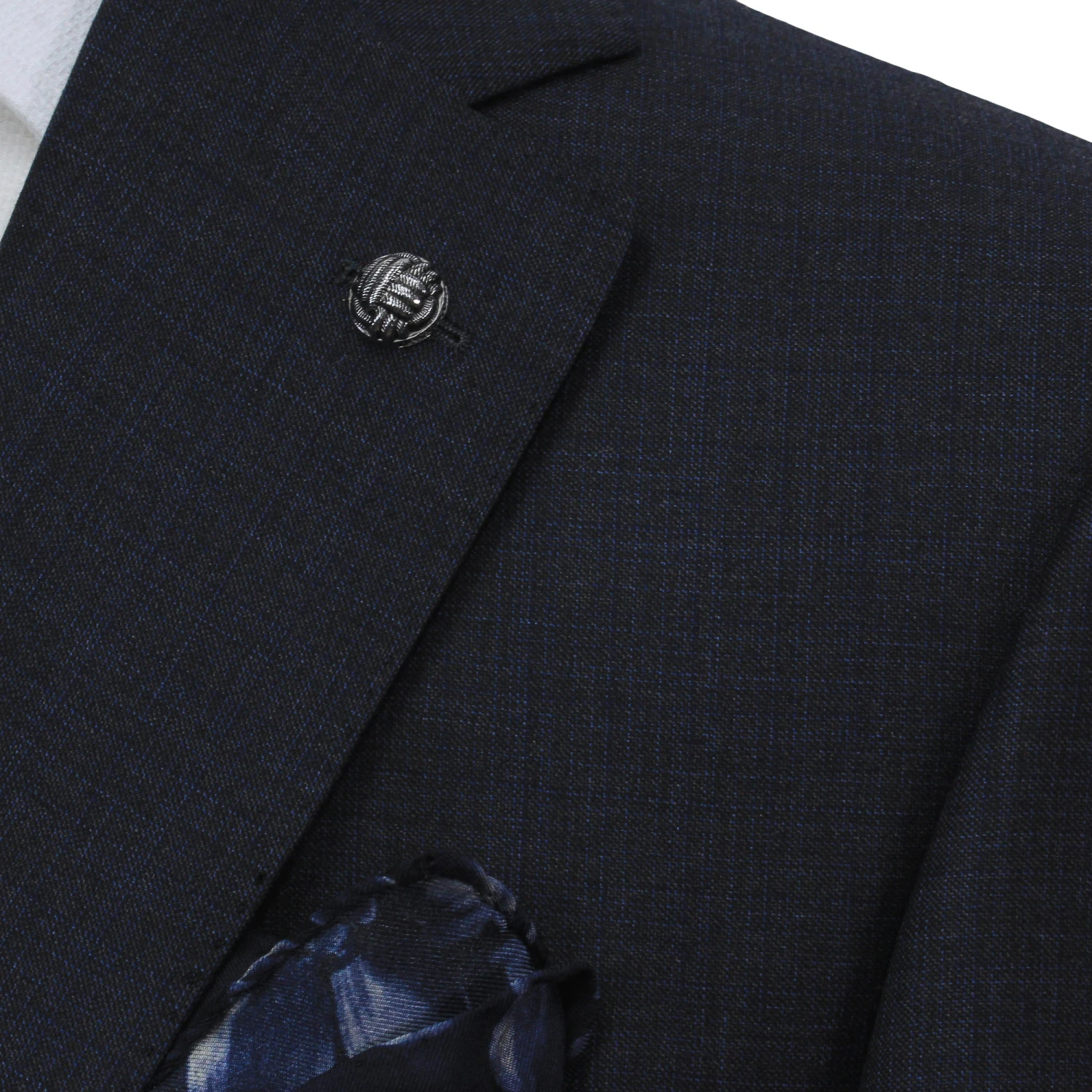 Gray Check Loro Piana Super 170's Wool-Cashmere Modern Fit Suit - Jack Victor 1913 8 Gray Check Loro Piana Super 170's Wool-Cashmere Modern Fit Suit - Jack Victor 1913 - Image 6