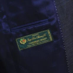 Gray Check Loro Piana Super 170's Wool-Cashmere Modern Fit Suit - Jack Victor 1913 15 Gray Check Loro Piana Super 170's Wool-Cashmere Modern Fit Suit - Jack Victor 1913 -ETON Store JACK VICTOR ANNCT11 ESSENCE 7