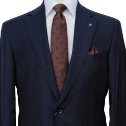 Dark Blue Check Loro Piana Super 170's Wool-Cashmere Modern Fit Suit - Jack Victor 1913 12 Dark Blue Check Loro Piana Super 170's Wool-Cashmere Modern Fit Suit - Jack Victor 1913 -ETON Store JACK VICTOR ANNCT14 ESSENCE 3