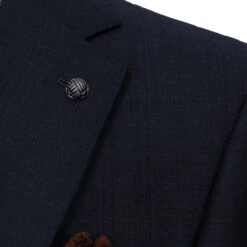 Dark Blue Check Loro Piana Super 170's Wool-Cashmere Modern Fit Suit - Jack Victor 1913 14 Dark Blue Check Loro Piana Super 170's Wool-Cashmere Modern Fit Suit - Jack Victor 1913 -ETON Store JACK VICTOR ANNCT14 ESSENCE 6