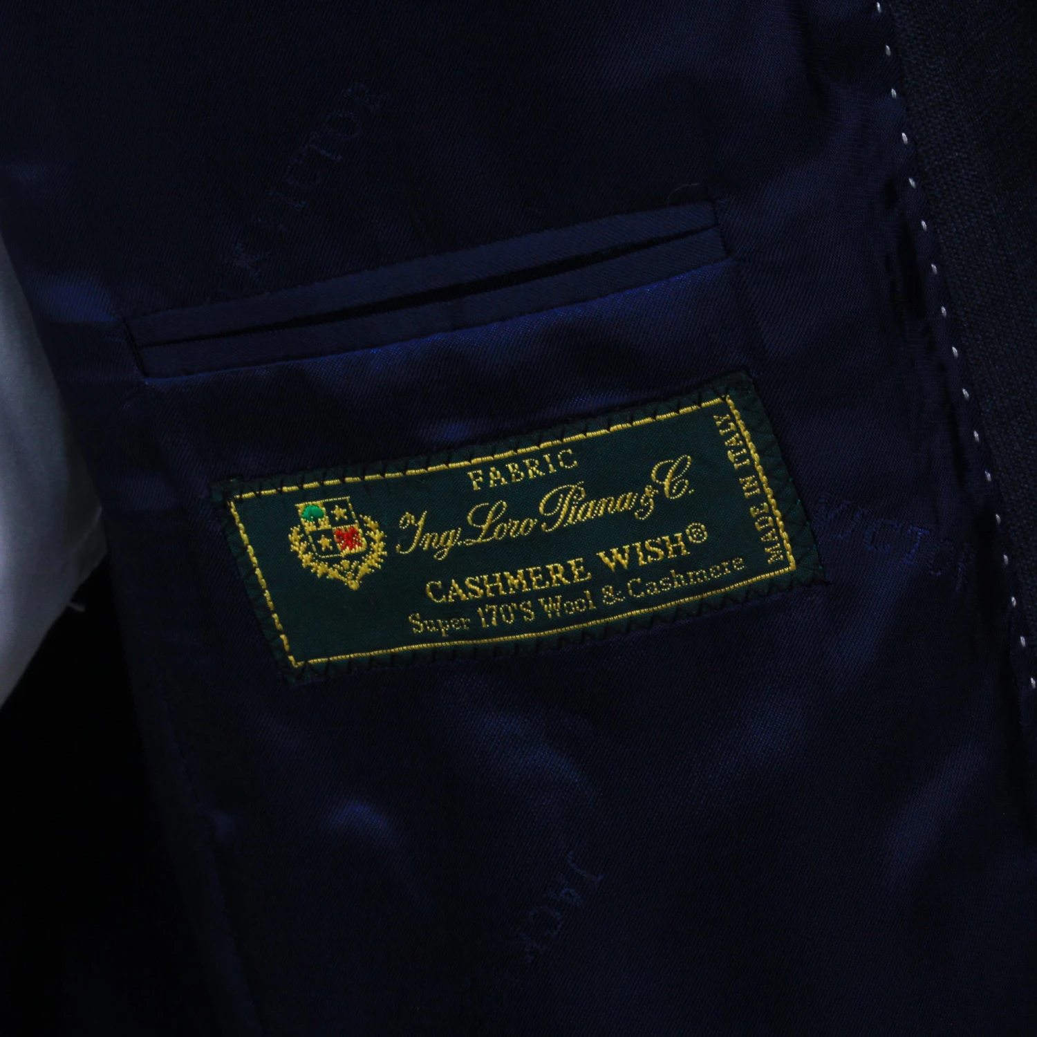 Dark Blue Check Loro Piana Super 170's Wool-Cashmere Modern Fit Suit - Jack Victor 1913 9 Dark Blue Check Loro Piana Super 170's Wool-Cashmere Modern Fit Suit - Jack Victor 1913 - Image 7