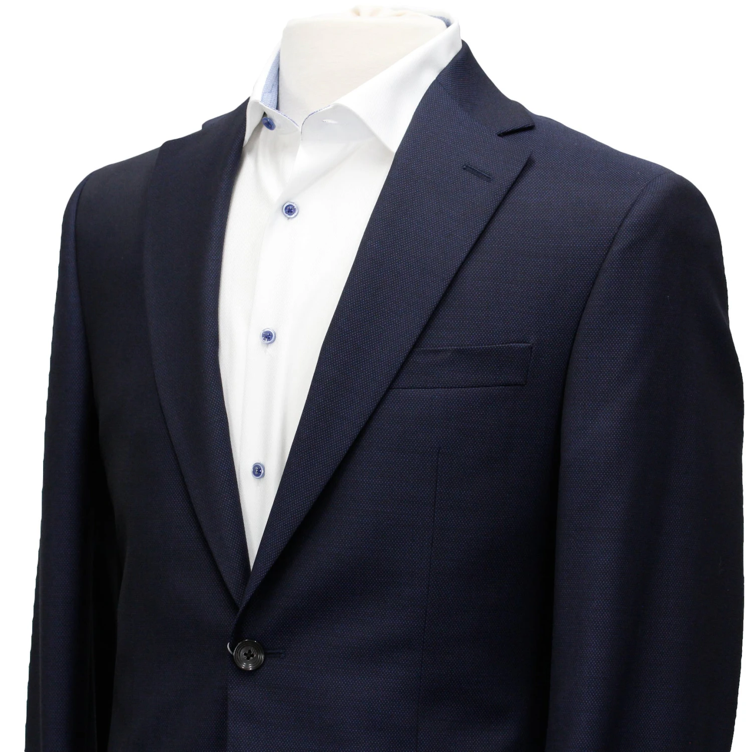 Blue Tonal Nailhead Esprit Modern Fit Suit - Jack Victor 6 Blue Tonal Nailhead Esprit Modern Fit Suit - Jack Victor - Image 4
