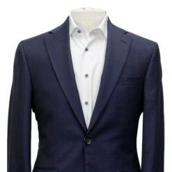 Blue Tonal Nailhead Esprit Modern Fit Suit - Jack Victor 9 Blue Tonal Nailhead Esprit Modern Fit Suit - Jack Victor -ETON Store JACK VICTOR BLUE ESPRIT SUIT 09