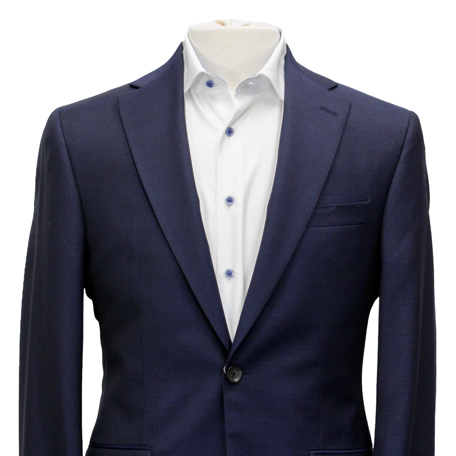 Blue Tonal Nailhead Esprit Modern Fit Suit - Jack Victor 5 Blue Tonal Nailhead Esprit Modern Fit Suit - Jack Victor - Image 3