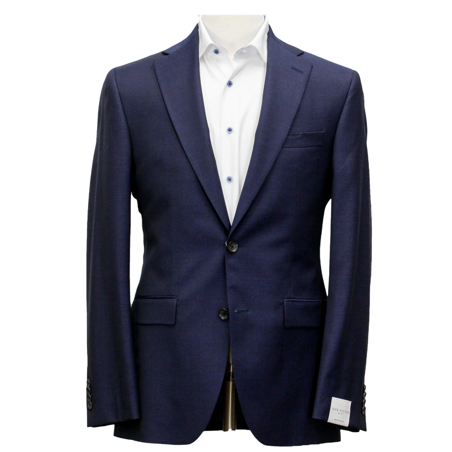 Blue Tonal Nailhead Esprit Modern Fit Suit - Jack Victor 3 Blue Tonal Nailhead Esprit Modern Fit Suit - Jack Victor