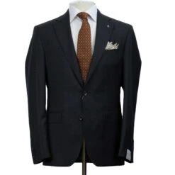 Black Neat Esprit Modern Fit Super 100s Wool Suit - Jack Victor