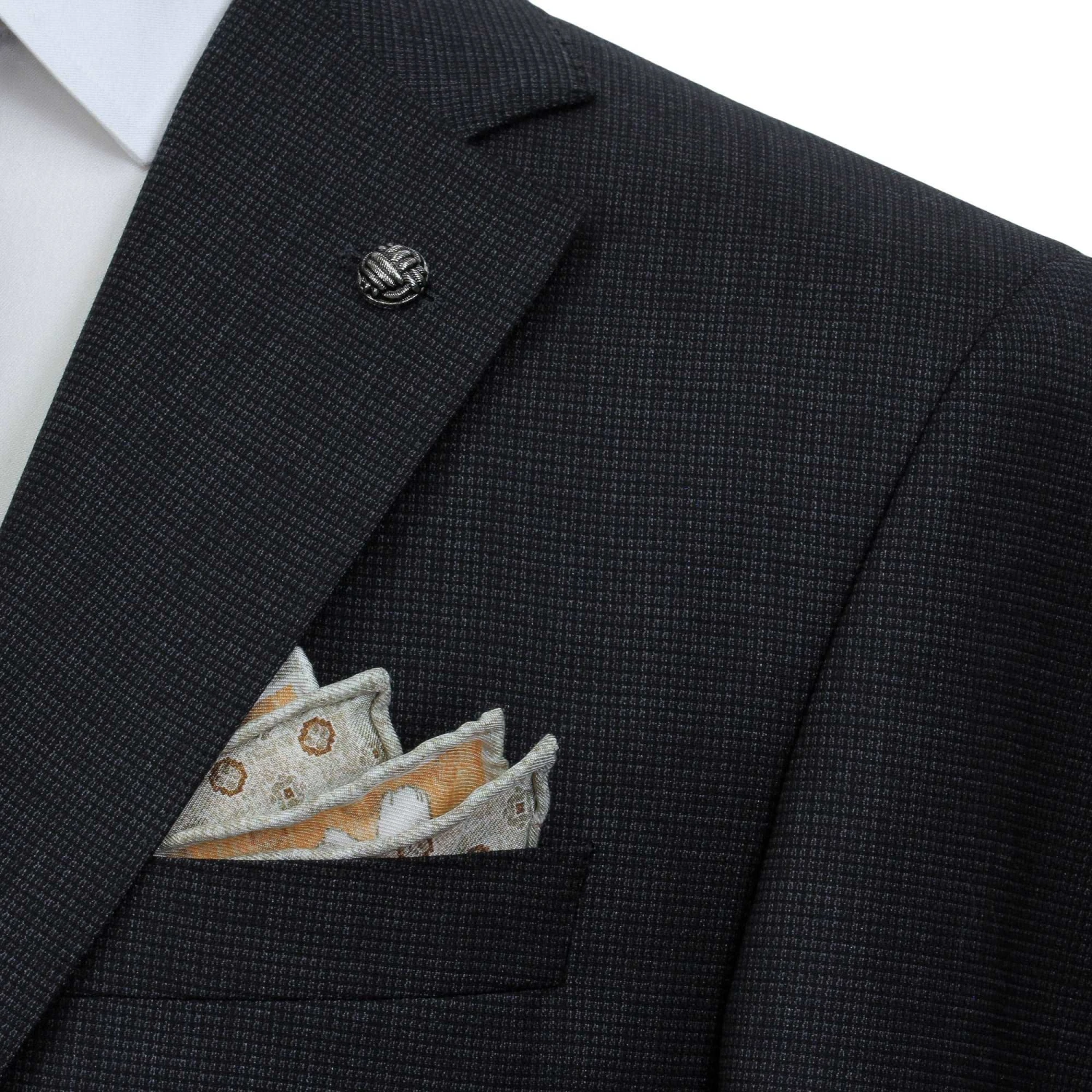 Black Neat Esprit Modern Fit Super 100s Wool Suit - Jack Victor 6 Black Neat Esprit Modern Fit Super 100s Wool Suit - Jack Victor - Image 4