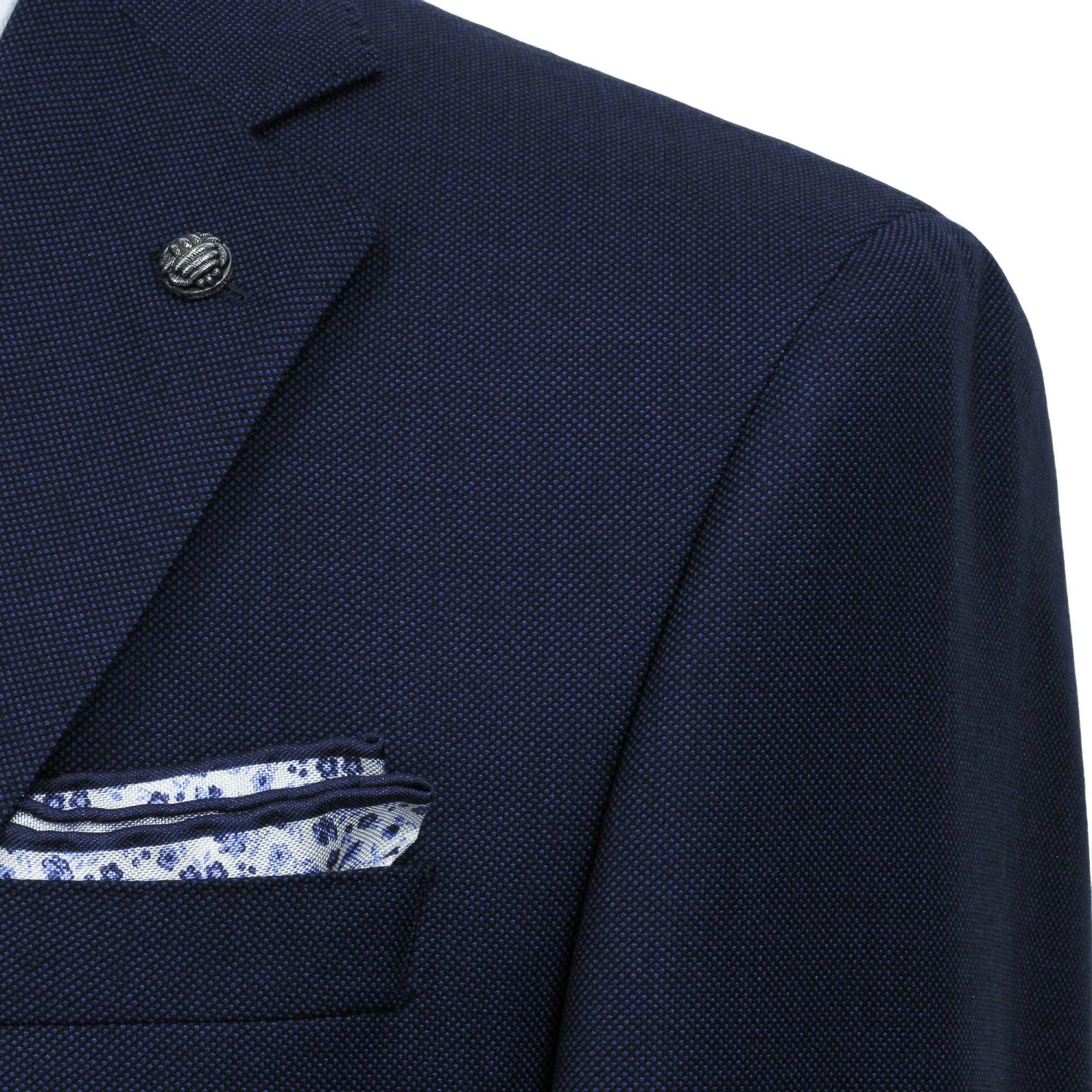 Blue Birdseye Drago Wool Esprit Modern Fit Suit - Jack Victor 7 Blue Birdseye Drago Wool Esprit Modern Fit Suit - Jack Victor - Image 5