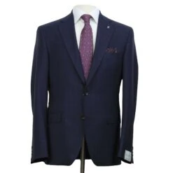 Blue Check Drago Wool Esprit Modern Fit Suit - Jack Victor