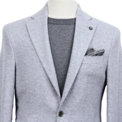 Light Gray Herringbone Wool-Cotton Hampton Contemporary Fit Jacket - Jack Victor 11 Light Gray Herringbone Wool-Cotton Hampton Contemporary Fit Jacket - Jack Victor -ETON Store JACK VICTOR BOUTIQUE JACQUES C01402 HAMPTON 4