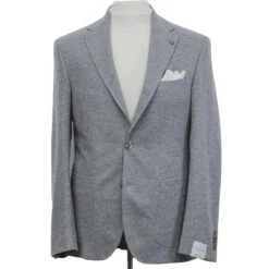 Gray Loro Piana Cashmere-Award Darwin Contemporary Knit Sport Jacket - Jack Victor 16 Gray Loro Piana Cashmere-Award Darwin Contemporary Knit Sport Jacket - Jack Victor -ETON Store JACK VICTOR BOUTIQUE JACQUES C01800 DARWIN 1