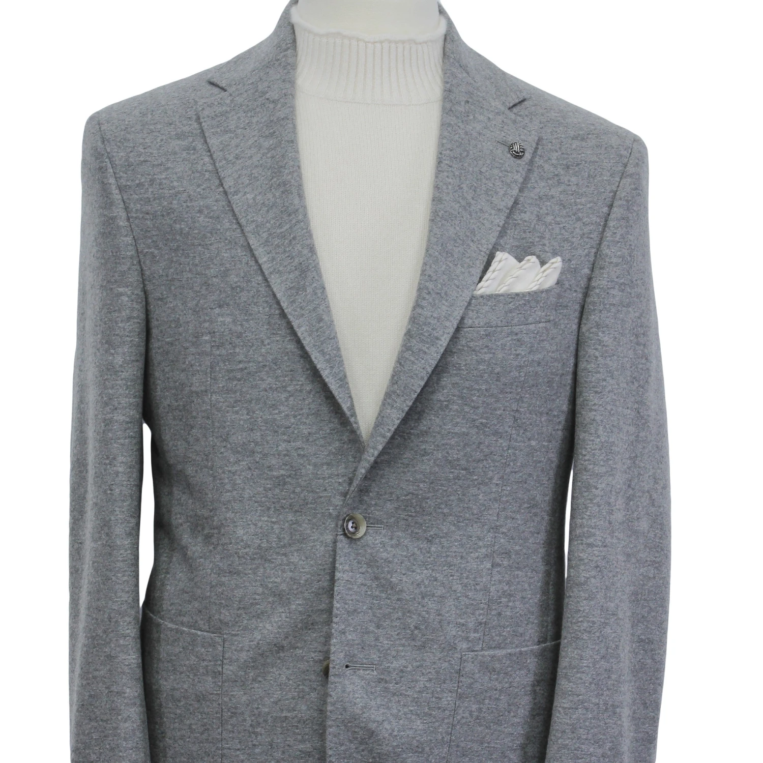Gray Loro Piana Cashmere-Award Darwin Contemporary Knit Sport Jacket - Jack Victor 9 Gray Loro Piana Cashmere-Award Darwin Contemporary Knit Sport Jacket - Jack Victor - Image 7