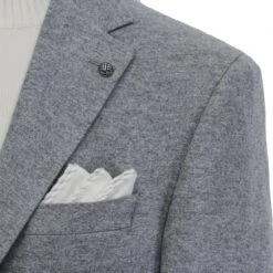 Gray Loro Piana Cashmere-Award Darwin Contemporary Knit Sport Jacket - Jack Victor 20 Gray Loro Piana Cashmere-Award Darwin Contemporary Knit Sport Jacket - Jack Victor -ETON Store JACK VICTOR BOUTIQUE JACQUES C01800 DARWIN 5