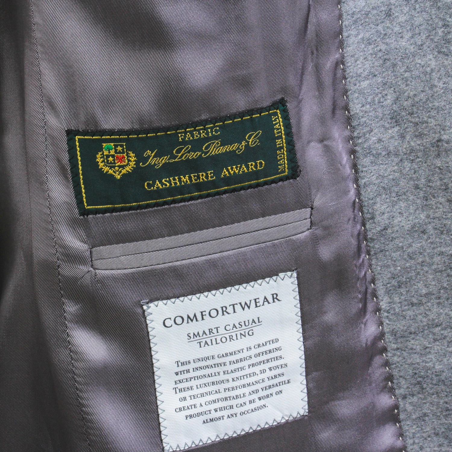 Gray Loro Piana Cashmere-Award Darwin Contemporary Knit Sport Jacket - Jack Victor 12 Gray Loro Piana Cashmere-Award Darwin Contemporary Knit Sport Jacket - Jack Victor - Image 10