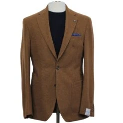 Caramel Loro Piana Cashmere Darwin Contemporary Fit Sport Jacket - Jack Victor