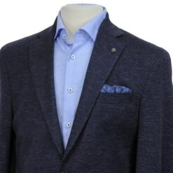 Blue Mélange Wool & Silk Hartford Contemporary Fit Sport Coat - Jack Victor 15 Blue Mélange Wool & Silk Hartford Contemporary Fit Sport Coat - Jack Victor -ETON Store JACK VICTOR BOUTIQUE JACQUES HARTFORD C01702 5