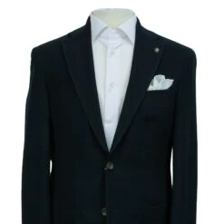 Dark Blue Textured Hampton Contemporary Fit Sport Jacket - Jack Victor 10 Dark Blue Textured Hampton Contemporary Fit Sport Jacket - Jack Victor -ETON Store JACK VICTOR BOUTIQUE JACQUES HC1271 HAMPTON 2