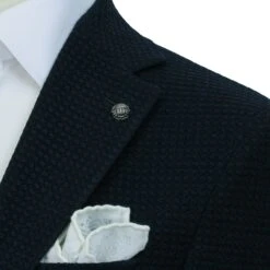 Dark Blue Textured Hampton Contemporary Fit Sport Jacket - Jack Victor 13 Dark Blue Textured Hampton Contemporary Fit Sport Jacket - Jack Victor -ETON Store JACK VICTOR BOUTIQUE JACQUES HC1271 HAMPTON 6