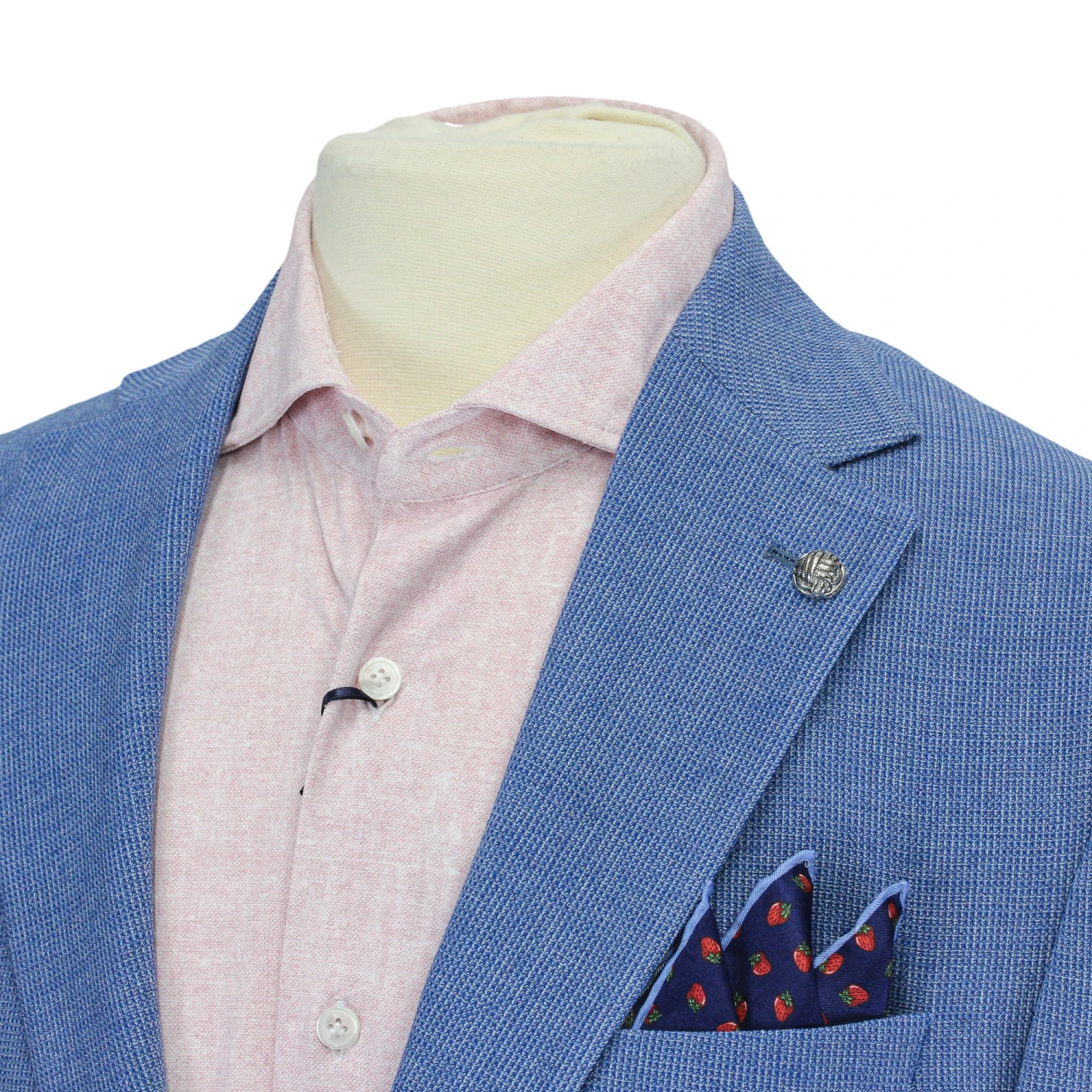 Light Blue Hampton Contemporary Fit Wool-Cotton Sport Jacket - Jack Victor 8 Light Blue Hampton Contemporary Fit Wool-Cotton Sport Jacket - Jack Victor - Image 6
