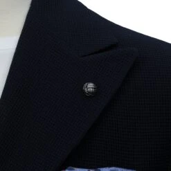 Navy Peak Lapel Double-Breasted Quinn Contemporary Fit Comfortwear Travel Sport Jacket - Jack Victor 9 Navy Peak Lapel Double-Breasted Quinn Contemporary Fit Comfortwear Travel Sport Jacket - Jack Victor -ETON Store JACK VICTOR C1255 QUINN 5