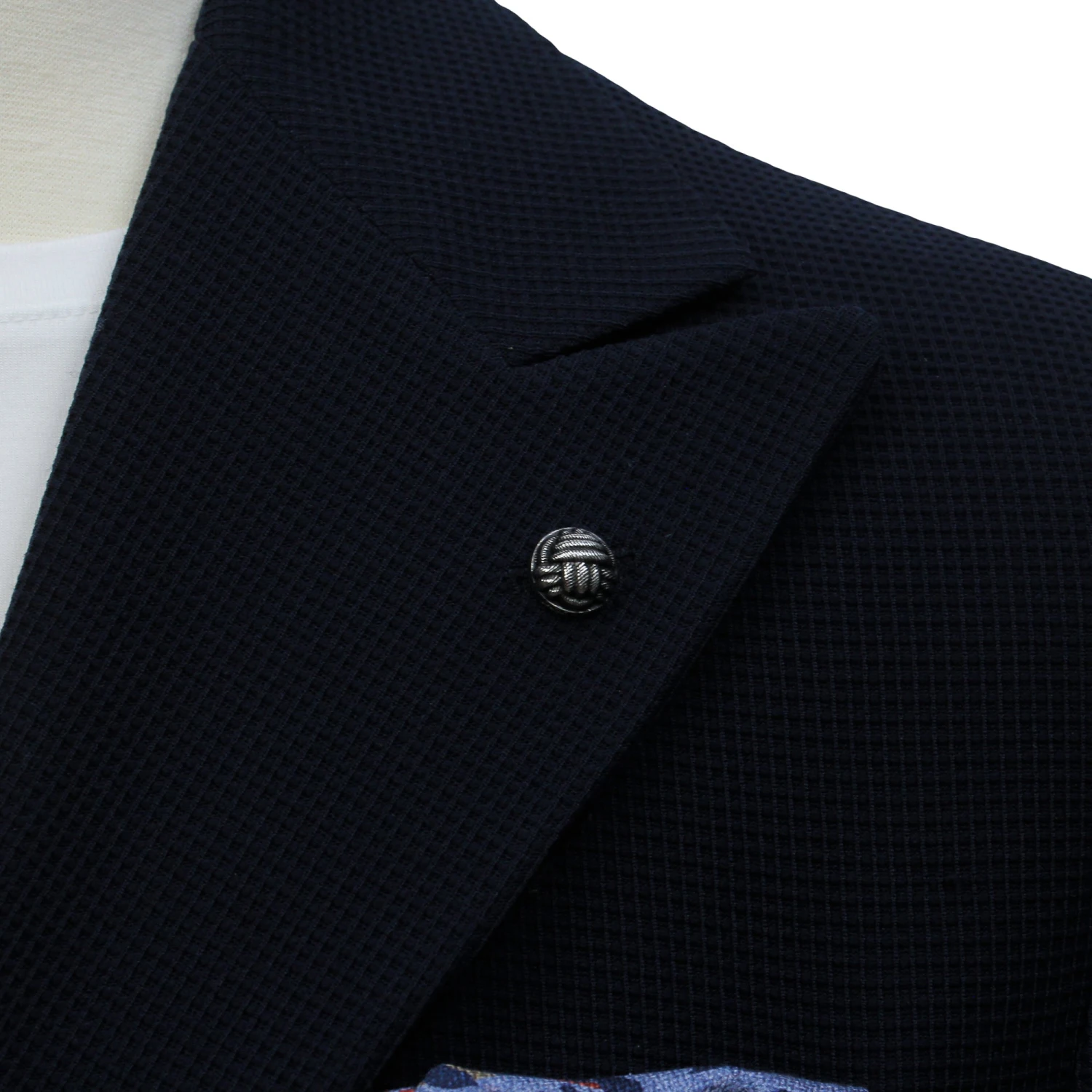 Navy Peak Lapel Double-Breasted Quinn Contemporary Fit Comfortwear Travel Sport Jacket - Jack Victor 4 Navy Peak Lapel Double-Breasted Quinn Contemporary Fit Comfortwear Travel Sport Jacket - Jack Victor - Image 2