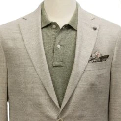 Eggshell Herringbone Loro Piana Wool Silk Linen Hampton Contemporary Fit Comfortwear Blazer - Jack Victor 15 Eggshell Herringbone Loro Piana Wool Silk Linen Hampton Contemporary Fit Comfortwear Blazer - Jack Victor -ETON Store JACK VICTOR C1592 HAMPTON 4