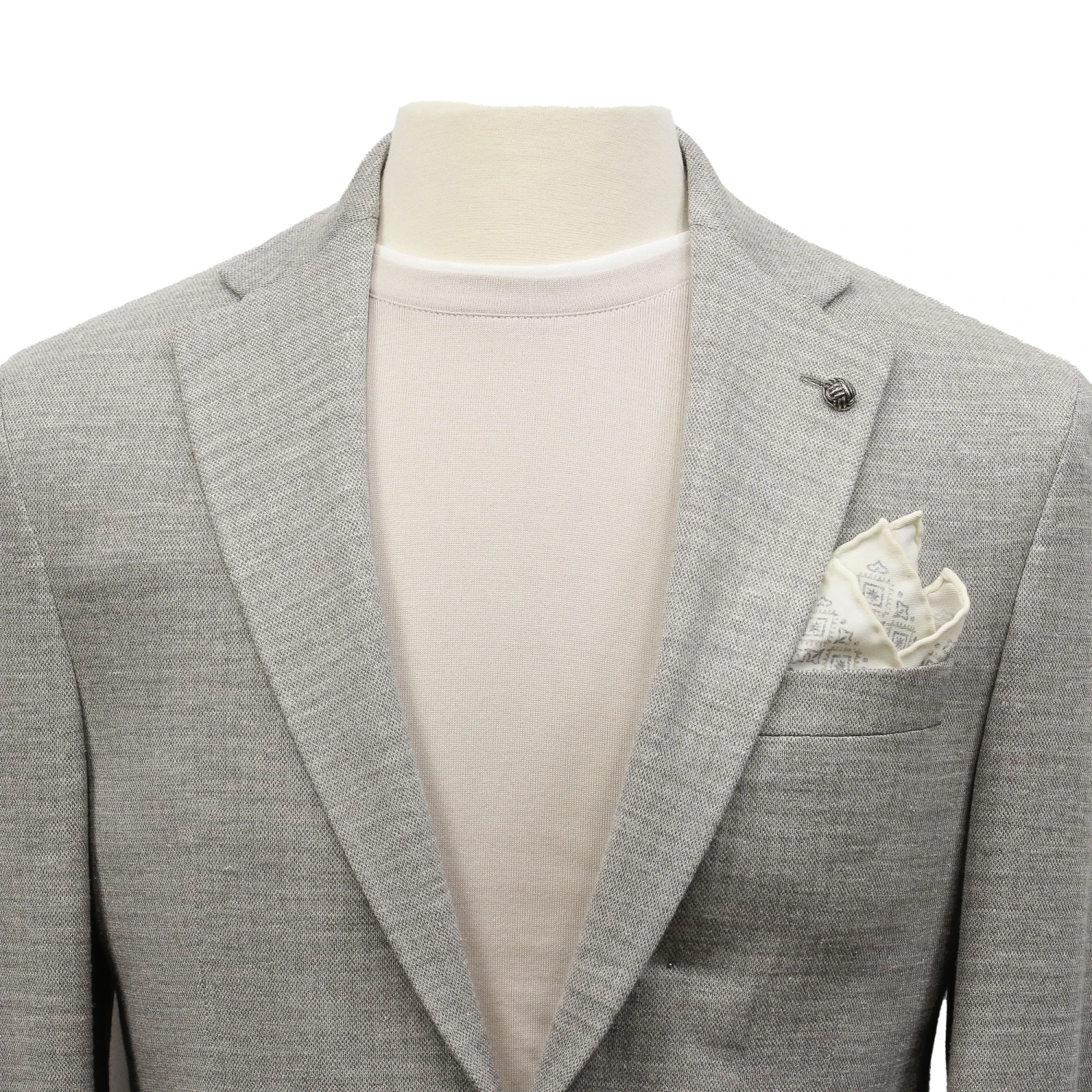 Light Gray Tonal Loro Piana Summertime Hartford Contemporary Fit Knit Sport Jacket - Jack Victor 4 Light Gray Tonal Loro Piana Summertime Hartford Contemporary Fit Knit Sport Jacket - Jack Victor - Image 2