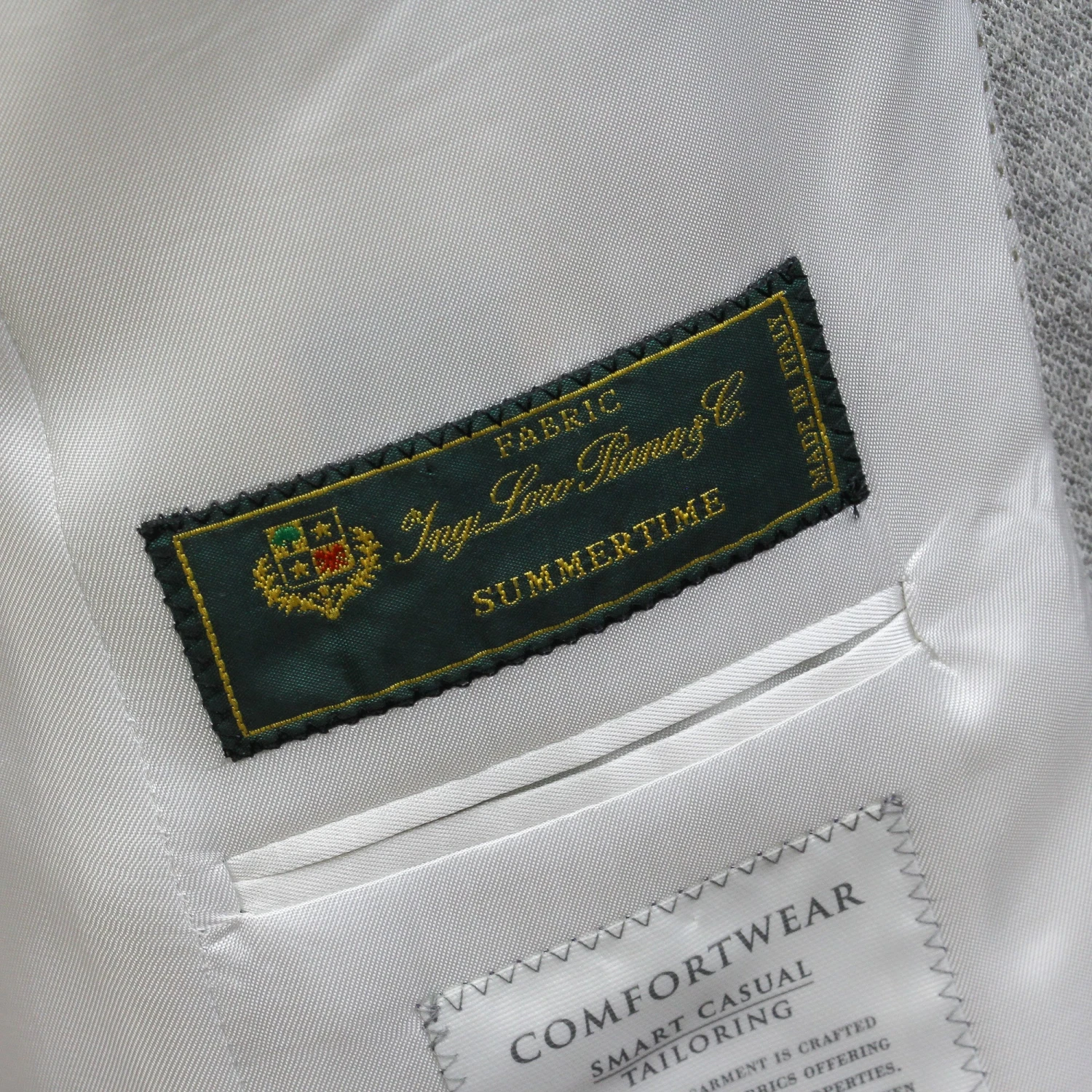 Light Gray Tonal Loro Piana Summertime Hartford Contemporary Fit Knit Sport Jacket - Jack Victor 8 Light Gray Tonal Loro Piana Summertime Hartford Contemporary Fit Knit Sport Jacket - Jack Victor - Image 6