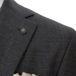 Charcoal Semi-Solid Wool Comfortwear Dean Contemporary Fit Suit 11 Charcoal Semi-Solid Wool Comfortwear Dean Contemporary Fit Suit -ETON Store JACK VICTOR C3160 DEAN 5