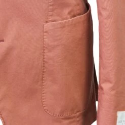 Coral Orange Eames Modern Fit Unconstructed Cotton Stretch Jacket - Jack Victor 15 Coral Orange Eames Modern Fit Unconstructed Cotton Stretch Jacket - Jack Victor -ETON Store JACK VICTOR CORAL EAMES JACKET 7