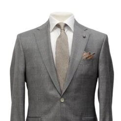 Mid-Gray Check Esprit Modern Fit Super 110s Wool Suit - Jack Victor 11 Mid-Gray Check Esprit Modern Fit Super 110s Wool Suit - Jack Victor -ETON Store JACK VICTOR ESPRIT 3241408 3